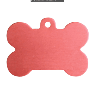 Aluminium Hondenbot rood