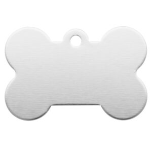 Aluminium Hondenbot zilver